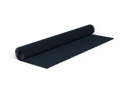 EMS Struxaform Lattice panel mid-roll · designed to roll for storage (Onyx)