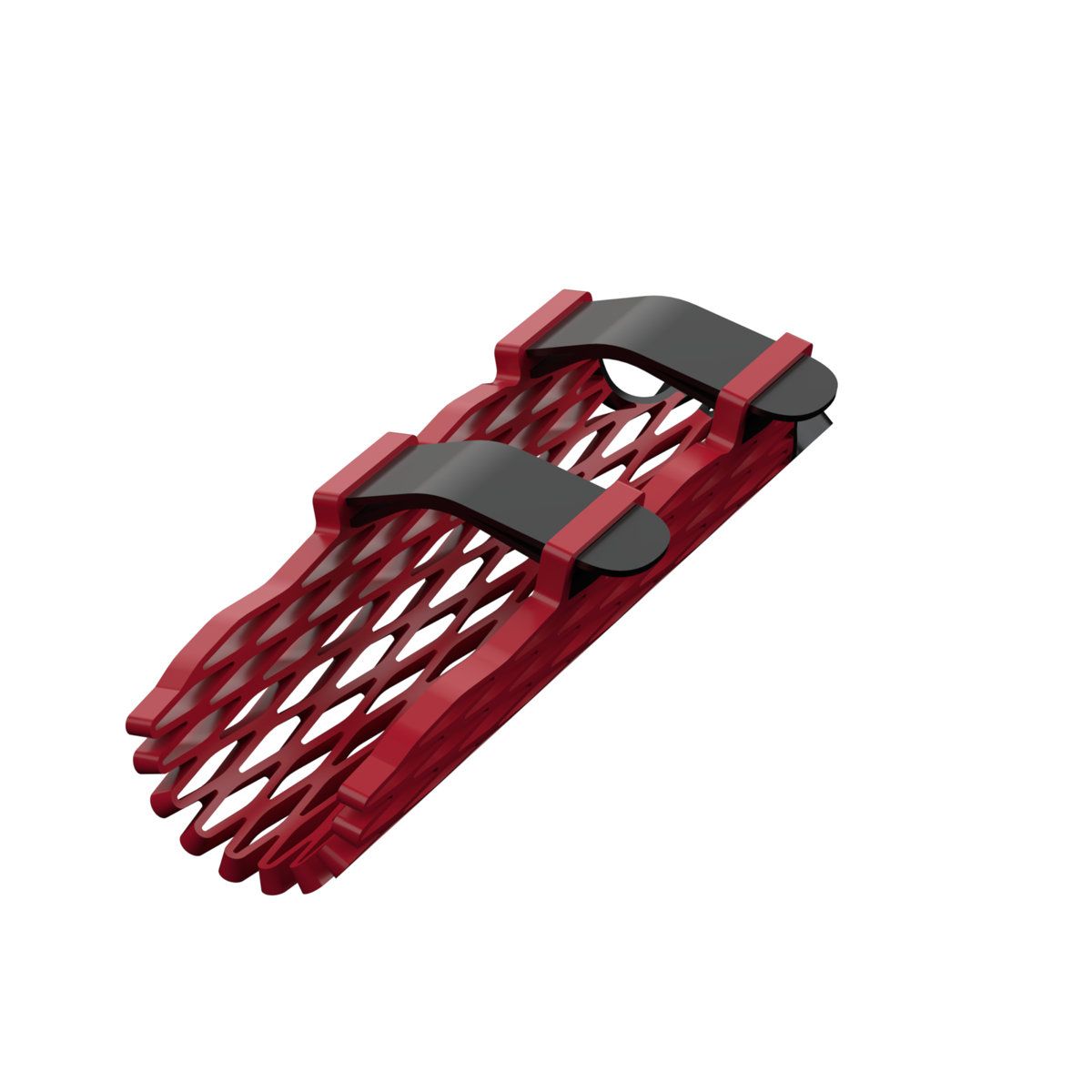 Struxaform MCP Support Splint — Crimson colorway, extended cushioned form